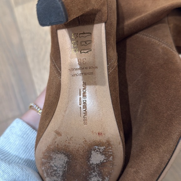 Jerome Dreyfus Brown Suede Slouchie Boots - Picture 9 of 9